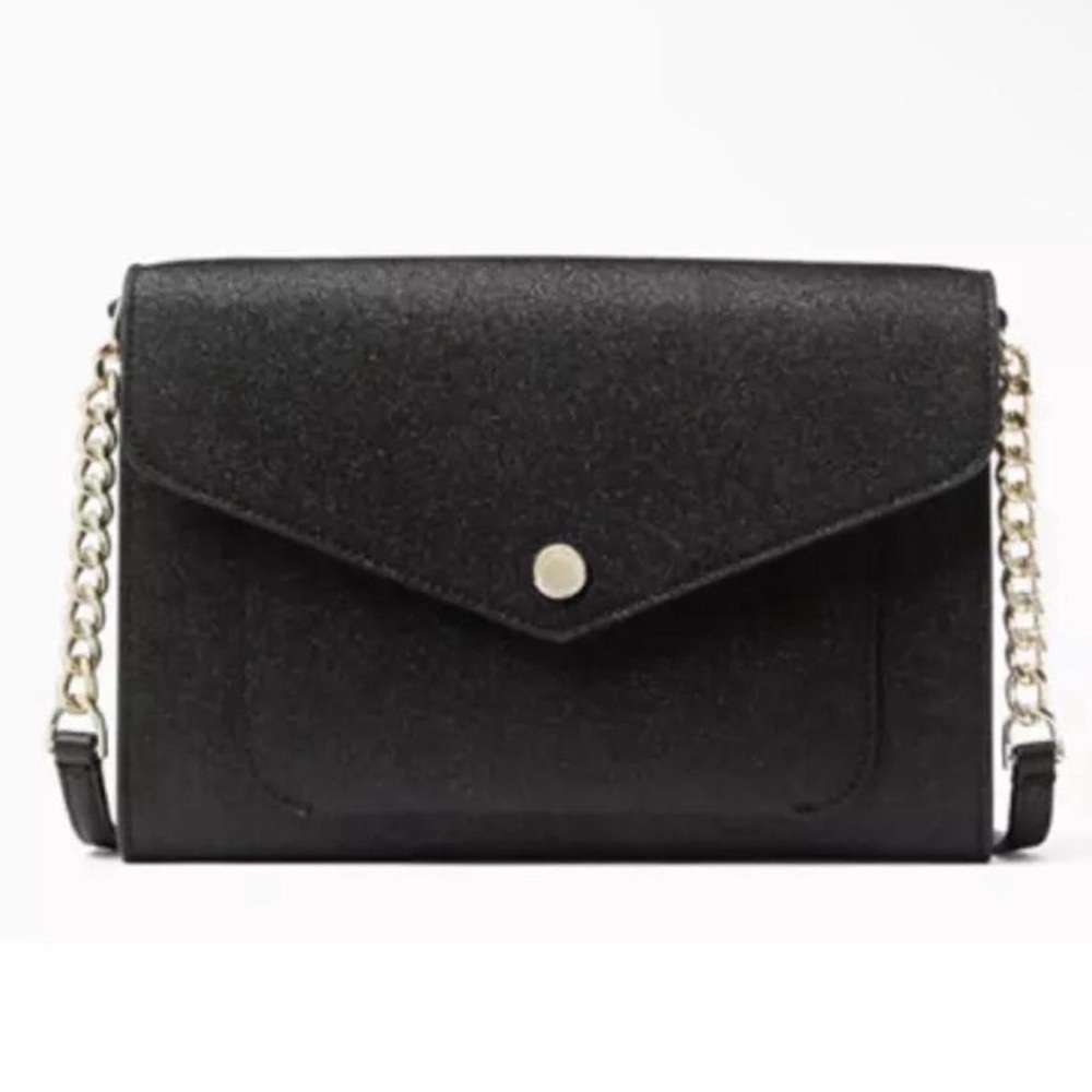 Kate Spade Glimmer Envelope Clutch with Crossbody strap - Picture 9 of 10